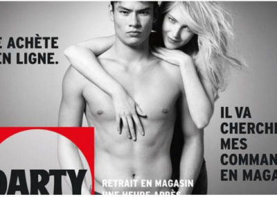 Débat d'images : publicité Darty